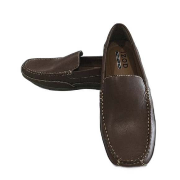 Izod Loafer Shoe Men’s Size 10.5M Color Brown Burney Slip-On with Memory Foam - Picture 7 of 9